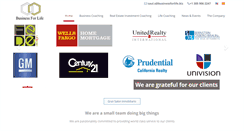 Desktop Screenshot of businessforlife.biz